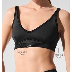 ALO Yoga Black Women's Intimate Bra